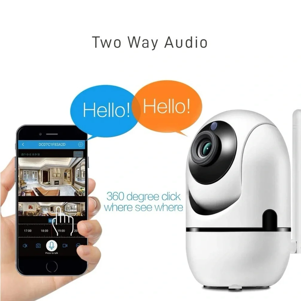 Y13-1 HD WiFi IP Camera | Nanny/Baby Monitor | YCC365 Plus App NIB